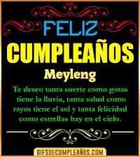 Frases de Cumpleaños Meyleng